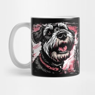 Retro Art Airedale Terrier Dog Lover Mug